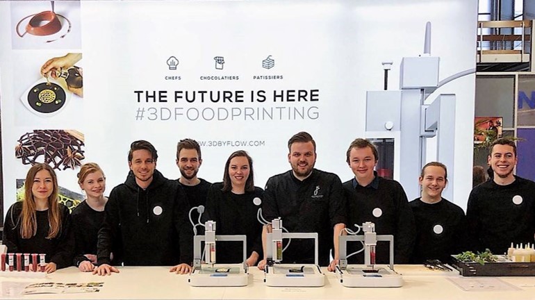 byFlow's team at their stand, InnovationLAB Horecava 2018