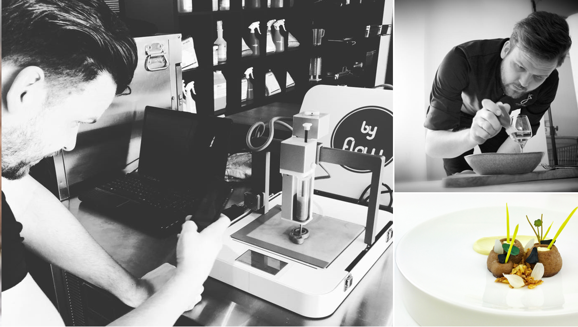 Pictures of Jan Smink & his 3D-printed dishes