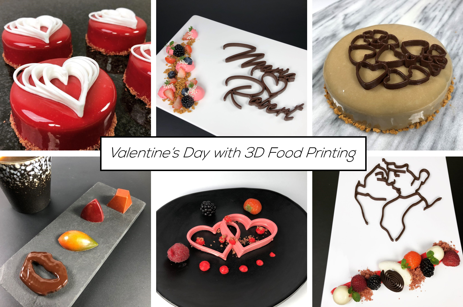 Get inspired by the unique dishes made with the help of 3D Food Printing!